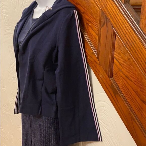 NWT Splendid Cropped Full Zip Hoodie - Picture 6 of 7